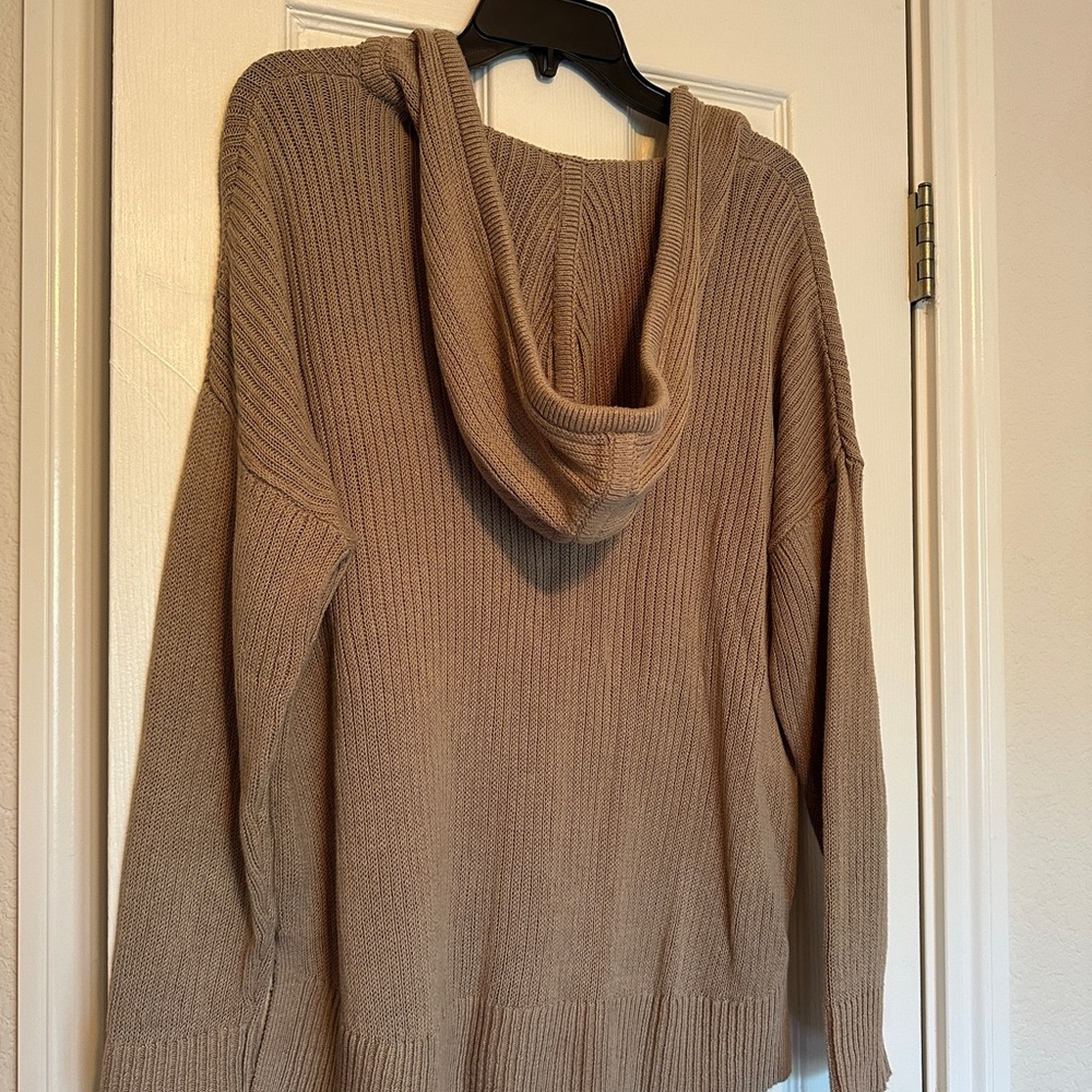 J Jill’s Haven - Linen/Cotton pullover hoodie sweater chic - Picture 5 of 5